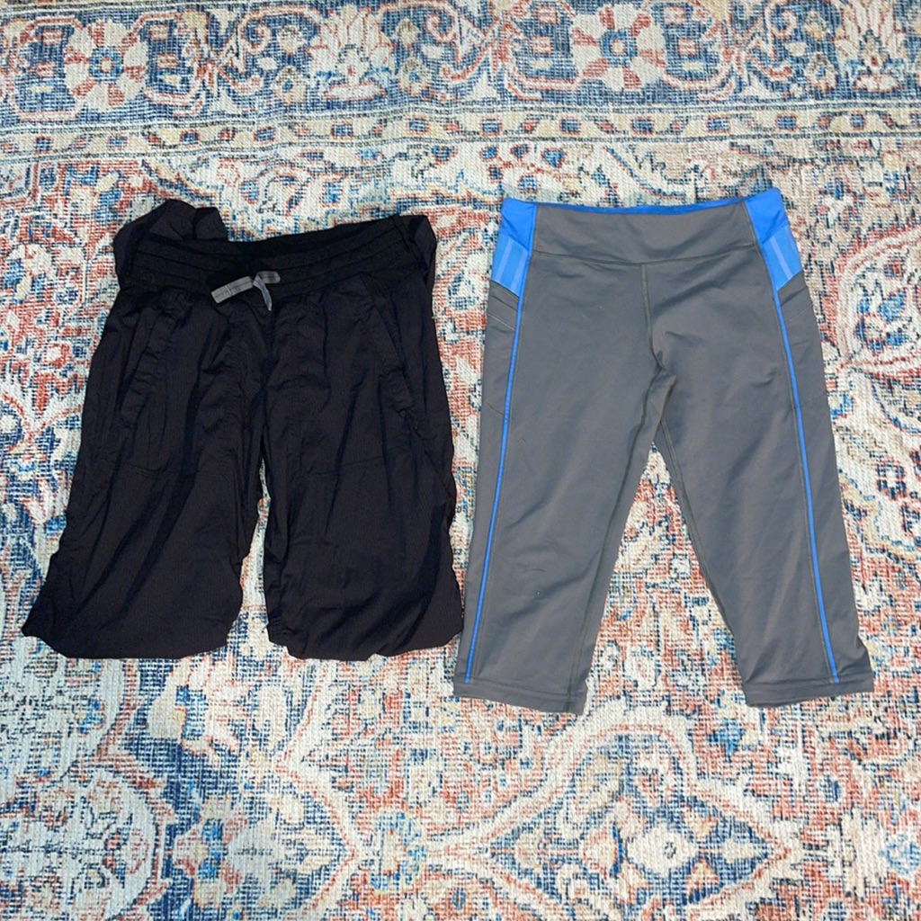 Ivivva Little Girls Lululemon Lot Of 2 Bottoms Sz 14 Vguc